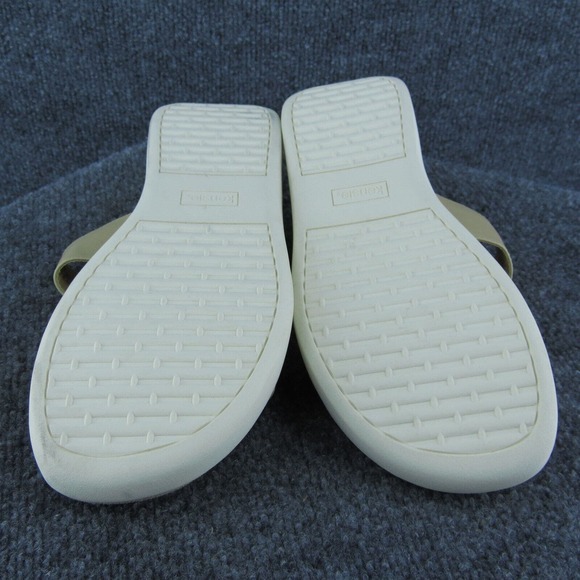 Kensie‎ Jipsy Women Slide Sandal Shoes Beige Synthetic Size 8 Medium - Picture 10 of 10
